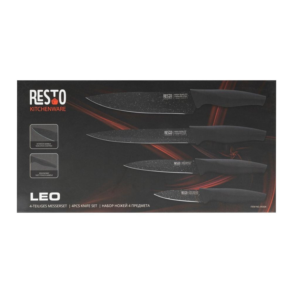 Resto Kitchenware Leo 95504 Knife set 4 pieces