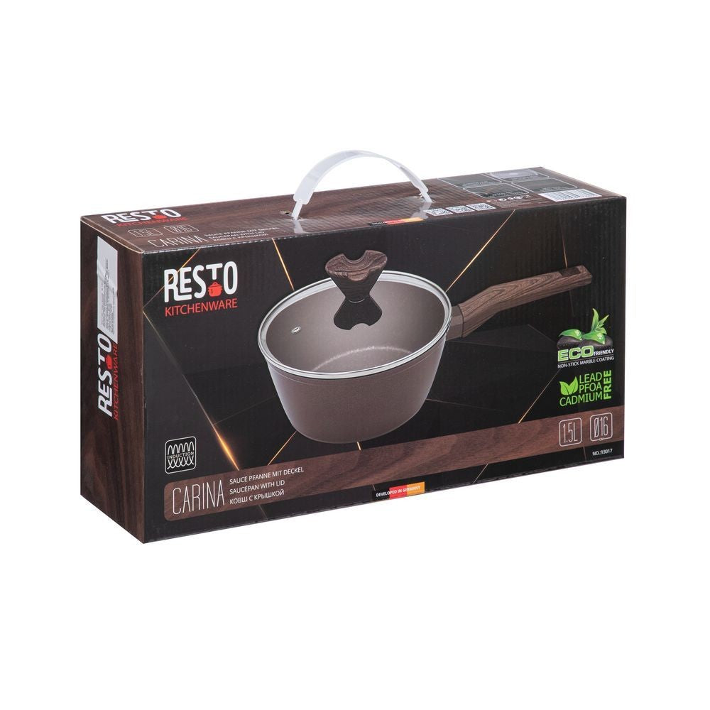 Resto Kitchenware CARINA 93017 Saucepan with lid Ø16 H=7.5CM
