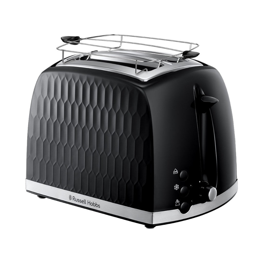 Russell Hobbs 26061-56 Honeycomb Black 2 Slice Toaster