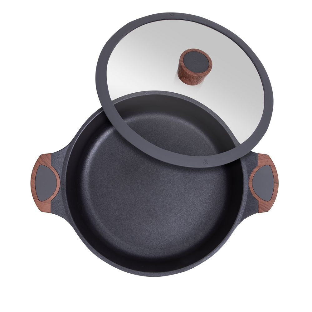 Resto Kitchenware CAPELLA 93506 Shallow pot with lid ⌀28 cm, h=8.0cm, 4.4L