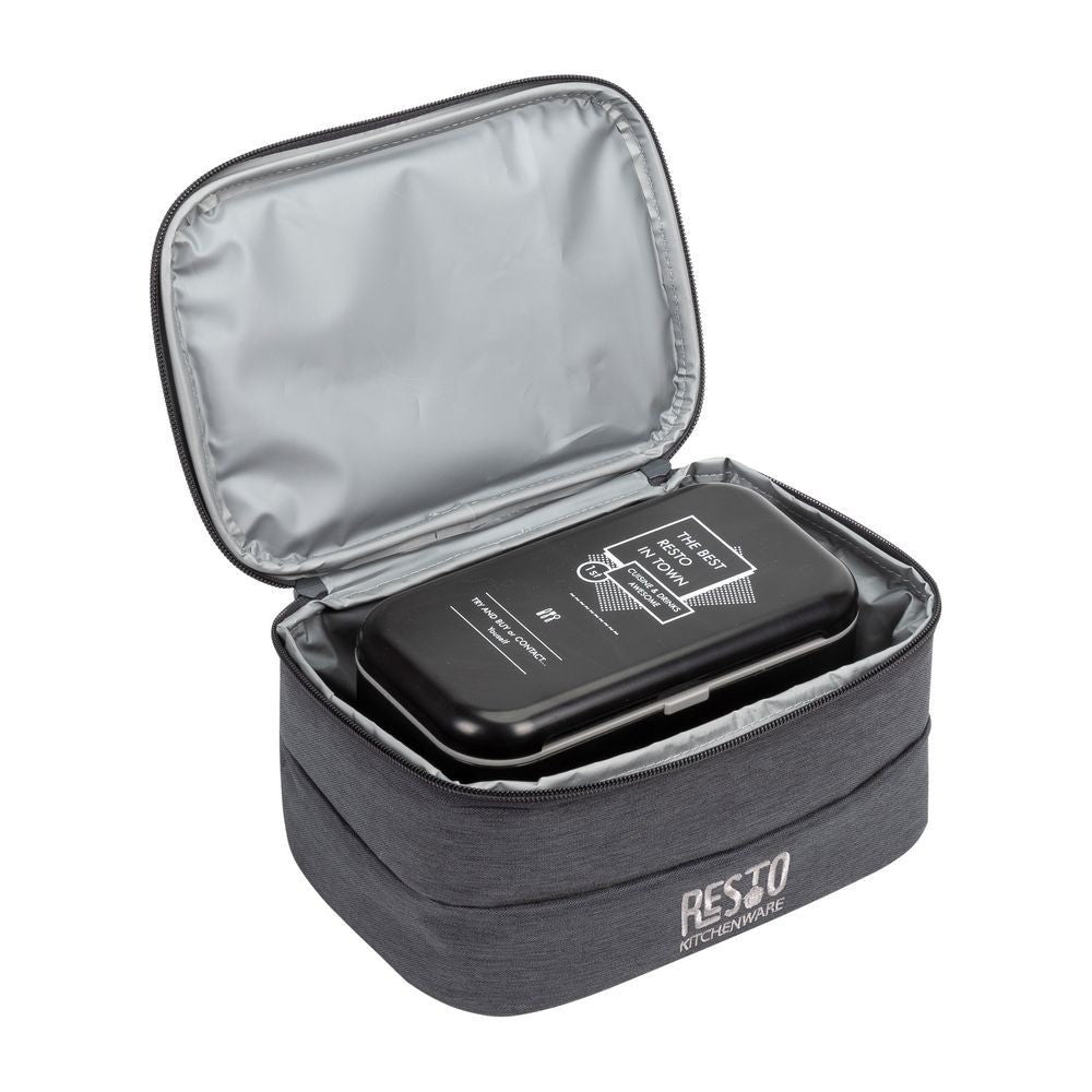 Resto Kitchenware Felis dark grey Lunch cooler bag 1.7L/3.5L/6L