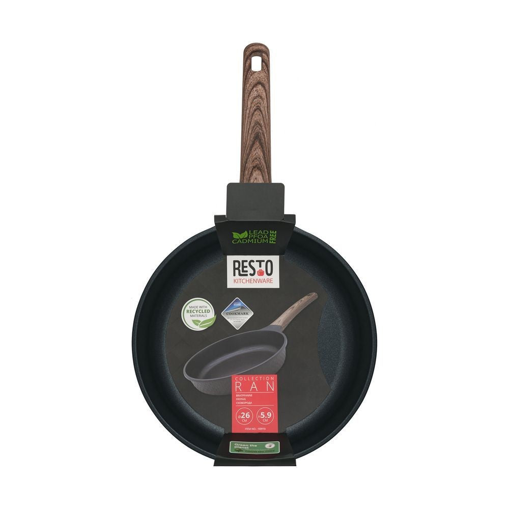 Resto Kitchenware Ran Black Frypan 24cm/26cm/28cm