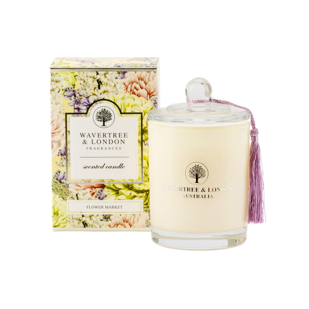 Wavertree & London Flower Market Candle - 330g Scented Candle