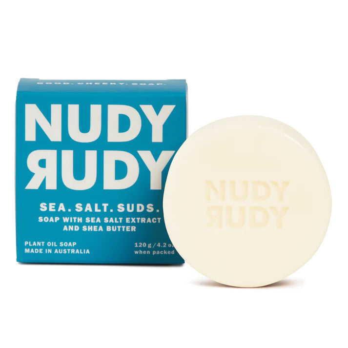 Nudy Rudy Sea Salt Suds Soap Bar