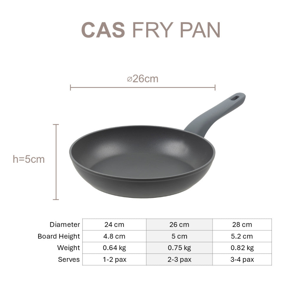 Resto Kitchenware CAS Frypan 24cm/26cm/28cm