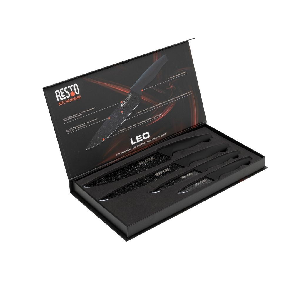 Resto Kitchenware Leo 95504 Knife set 4 pieces