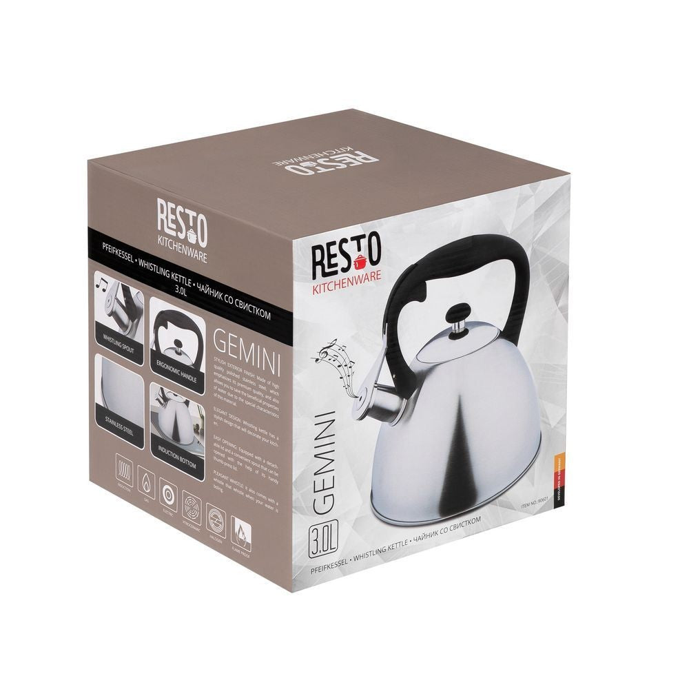 Resto Kitchenware GEMINI 90601 Whistling kettle 3.0l