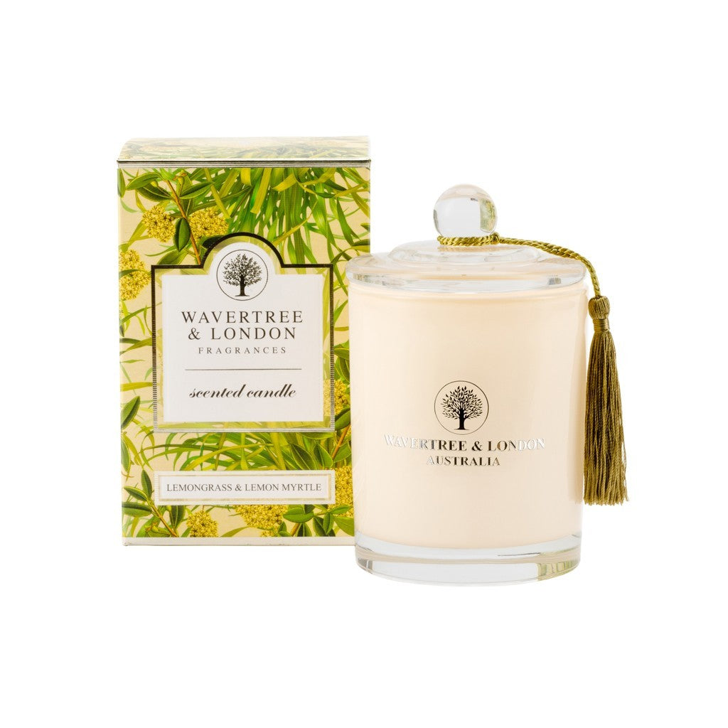 Wavertree & London Lemongrass & Lemon Myrtle Candle - 330g Scented Candle