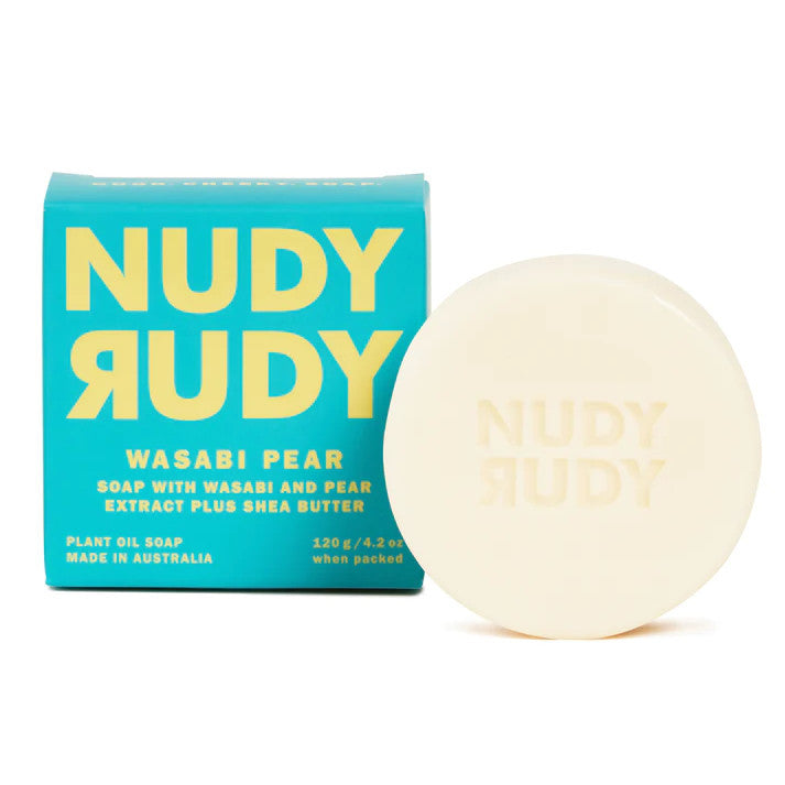 Nudy Rudy Wasabi Pear Soap Bar