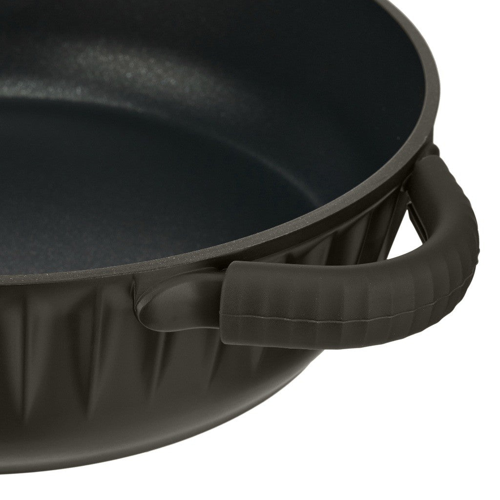 Resto Kitchenware 94006 Ascella Shallow Pot With Lid Diameter=28CM H=7.9CM 4.2L