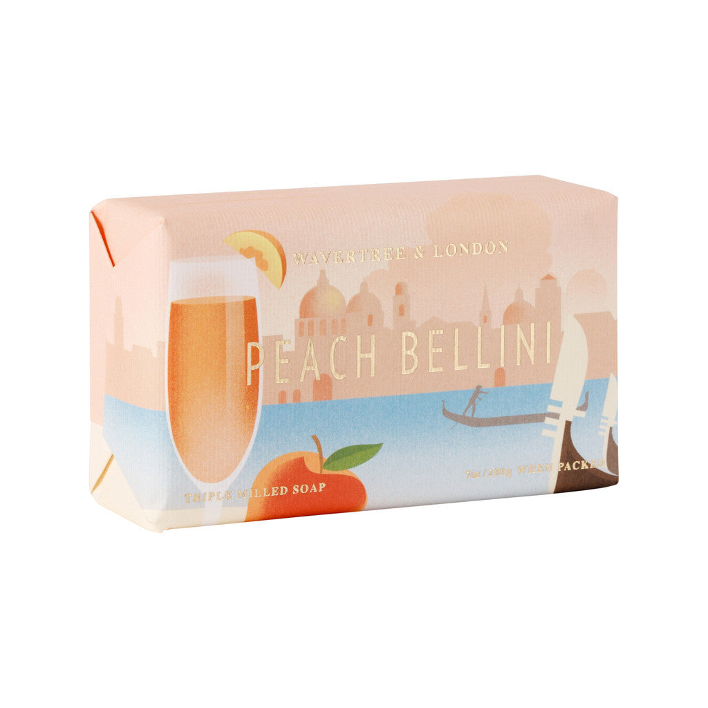 Wavertree & London Peach Bellini Soap Bar - 200g
