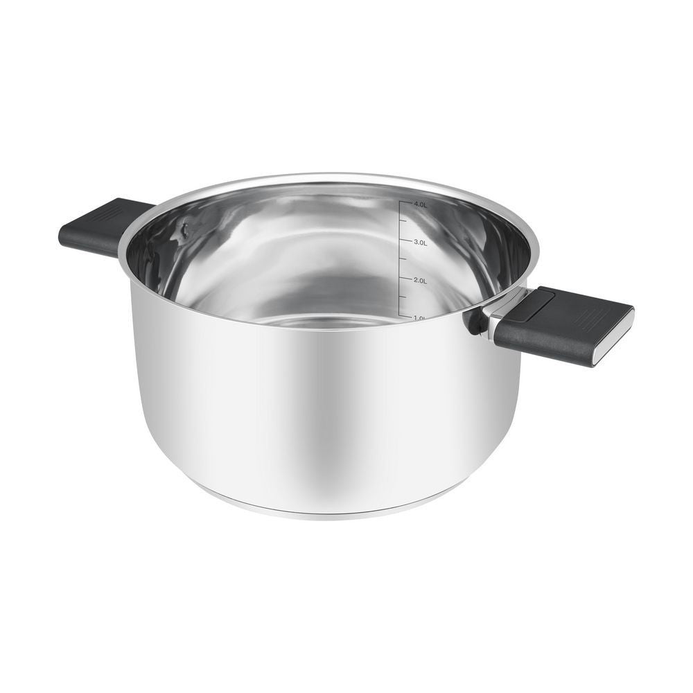 Resto Kitchenware ANSER Casserole with lid Stainless Steel 16/18cm/20cm/22cm/24cm