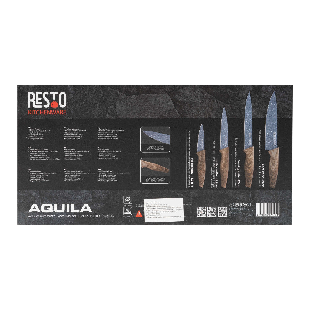Resto Kitchenware Aquila 95503 4 pcs Knife set