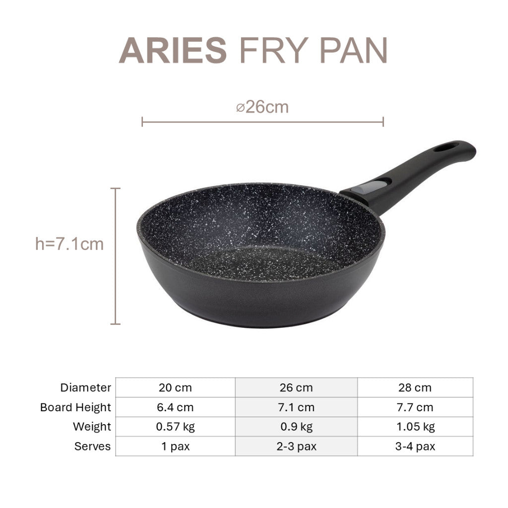 Resto Kitchenware Aries Deep frypan 20cm/26cm/28cm