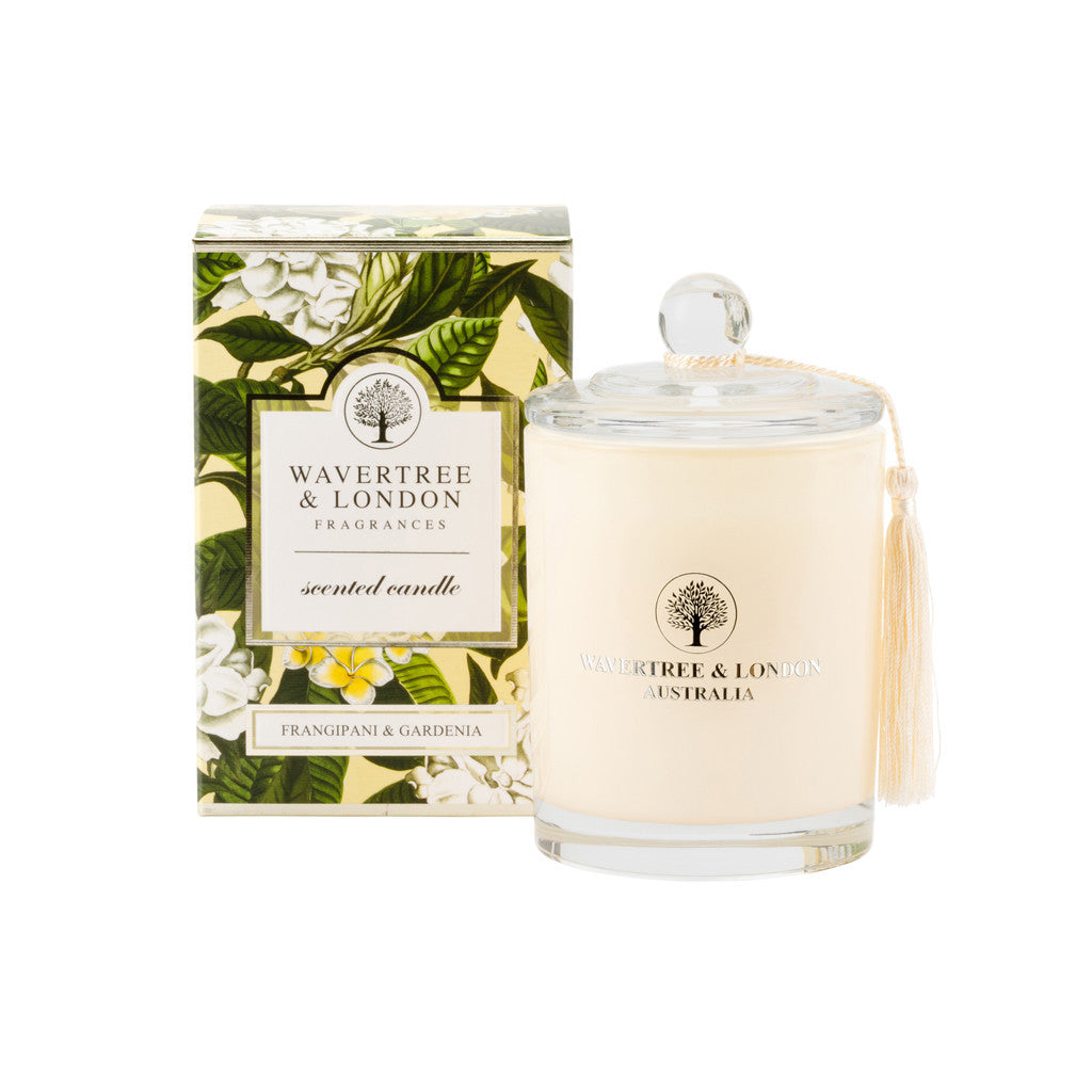 Wavertree & London Frangipani & Gardenia Candle - 330g Scented Candle