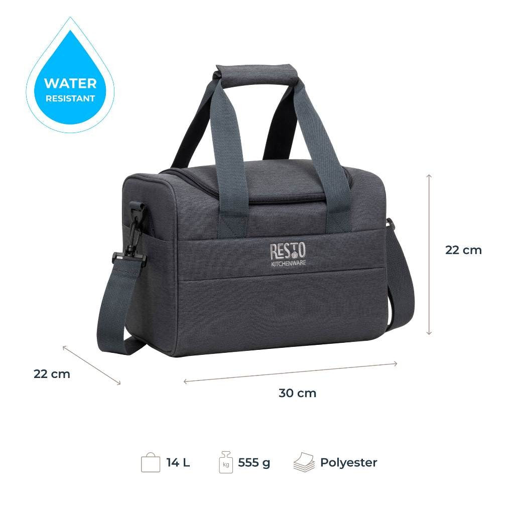 Resto Kitchenware Felis dark grey Duffle cooler bag 14L/19L
