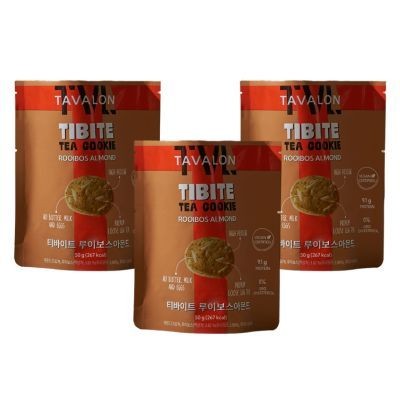 [Bundle of 3] Tavalon Tibite tea cookie Rooibos almond