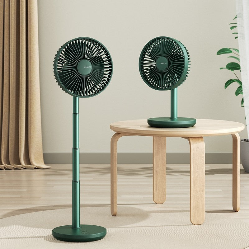 JisuLife FA13P Oscillating Extendable Desktop Fan with Timer - Green