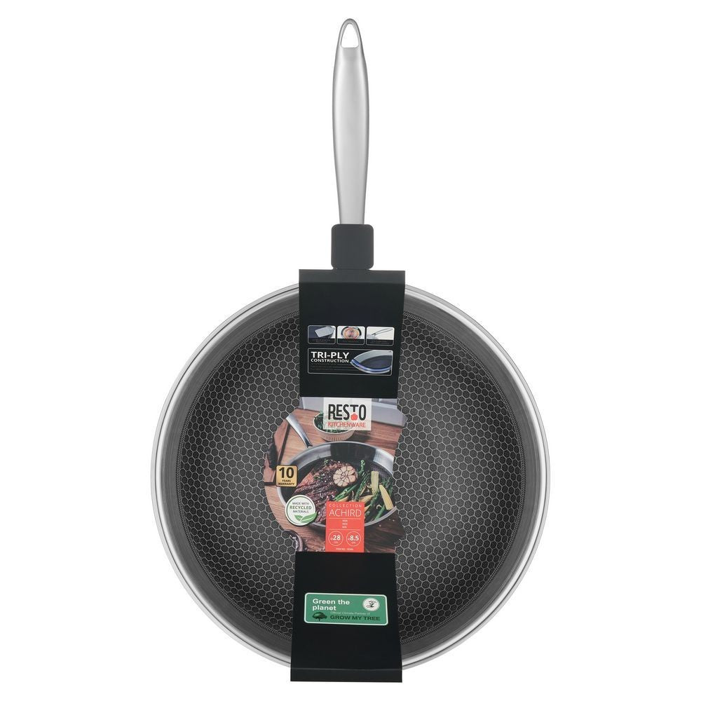 Resto Kitchenware Achird 95349 Wok Ø28 h=7.5 cm