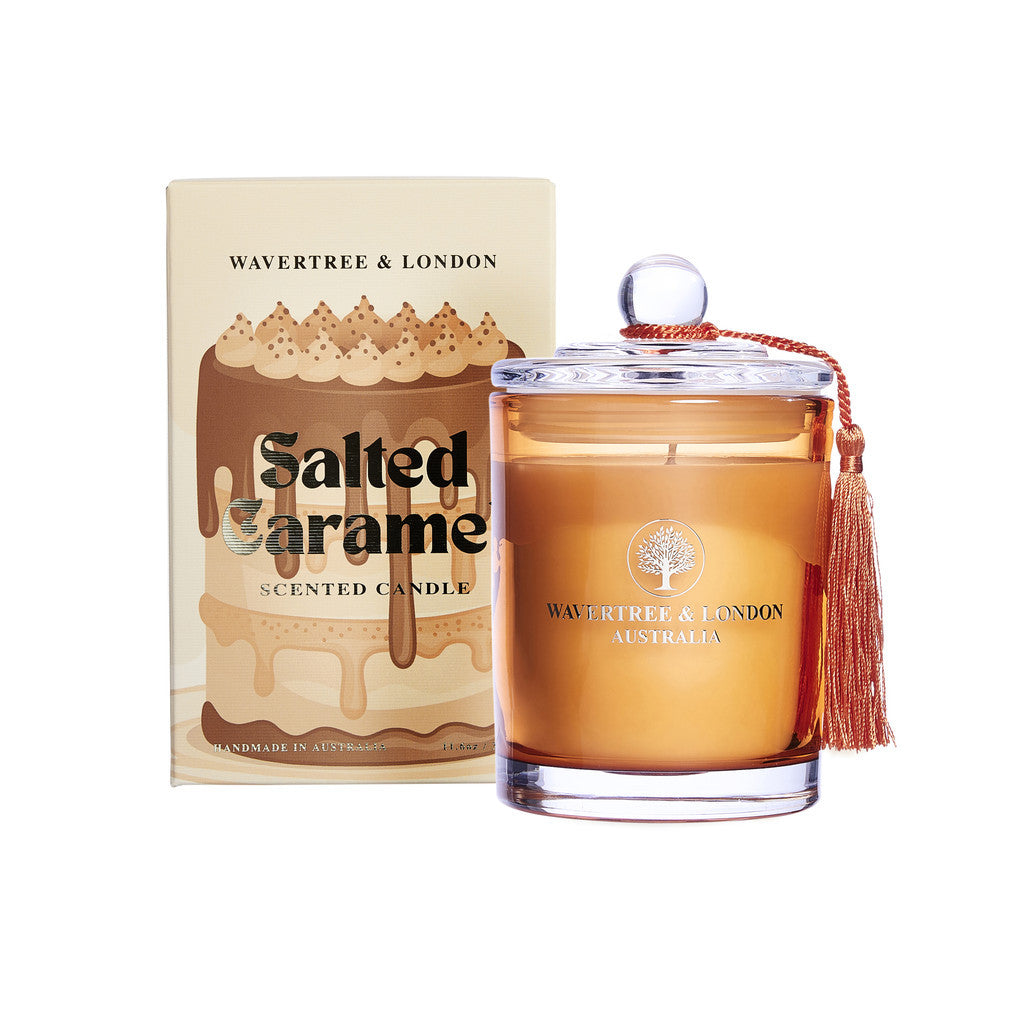 Wavertree & London Salted Caramel Candle - 330g Scented Candle