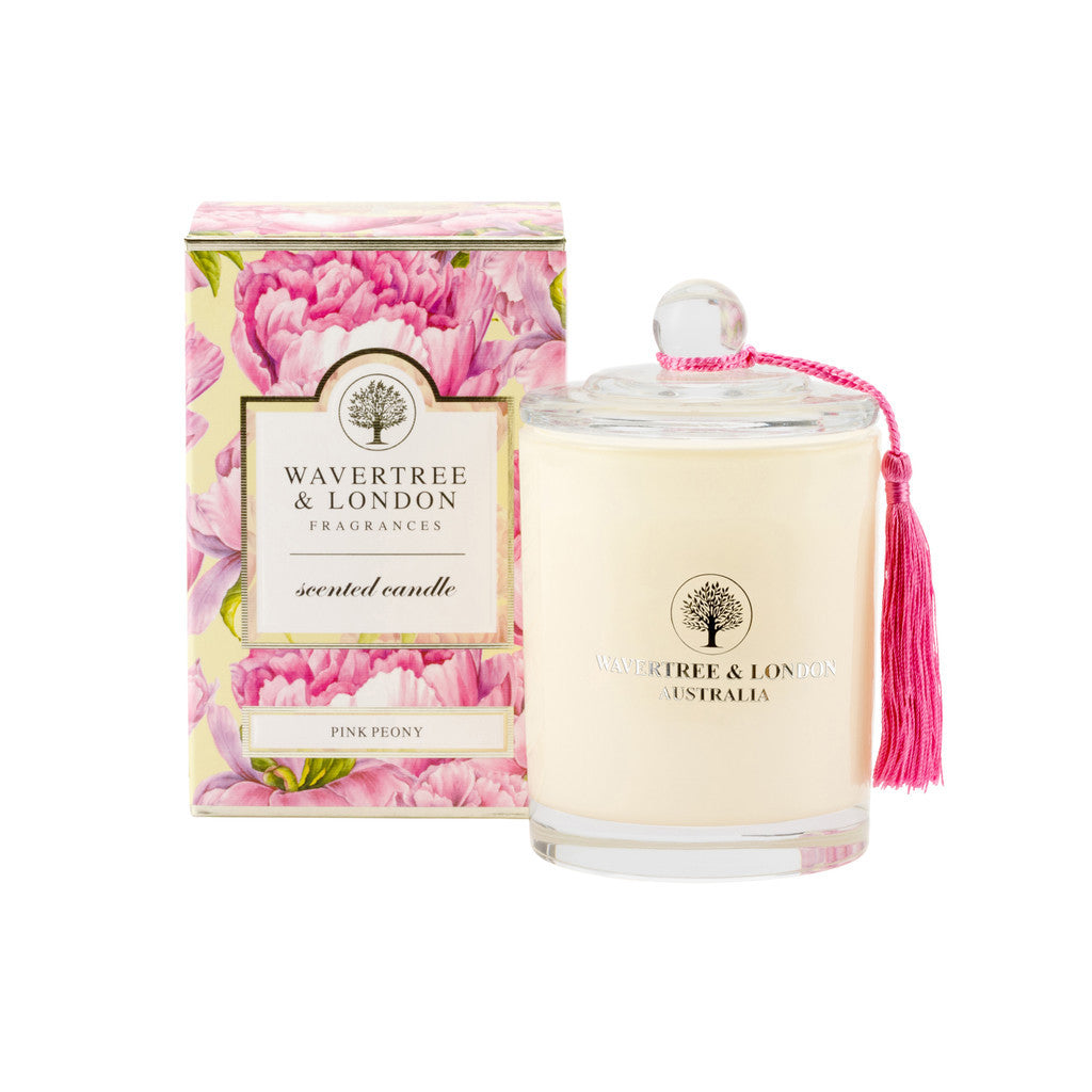 Wavertree & London Pink Peony Candle - 330g Scented Candle
