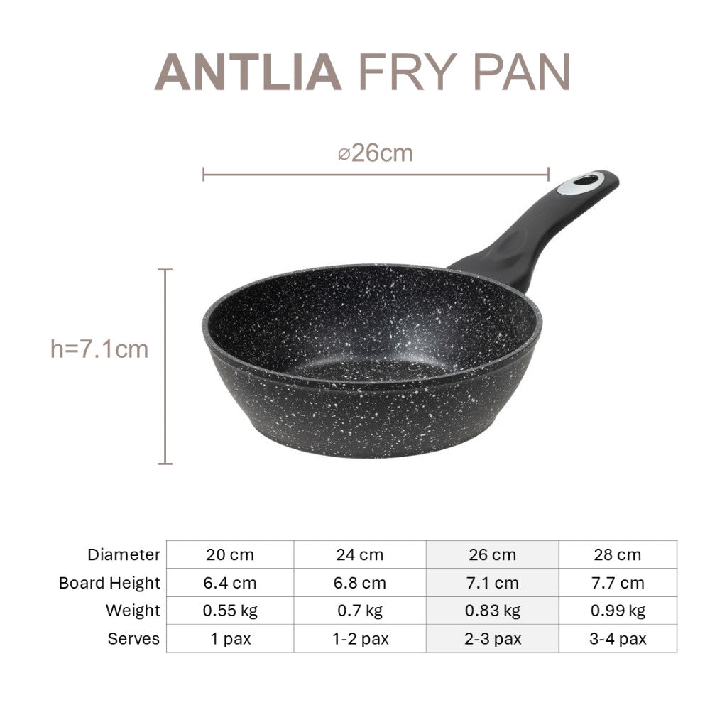 Resto Kitchenware Antlia Deep frypan 20cm/24cm/26cm/28cm