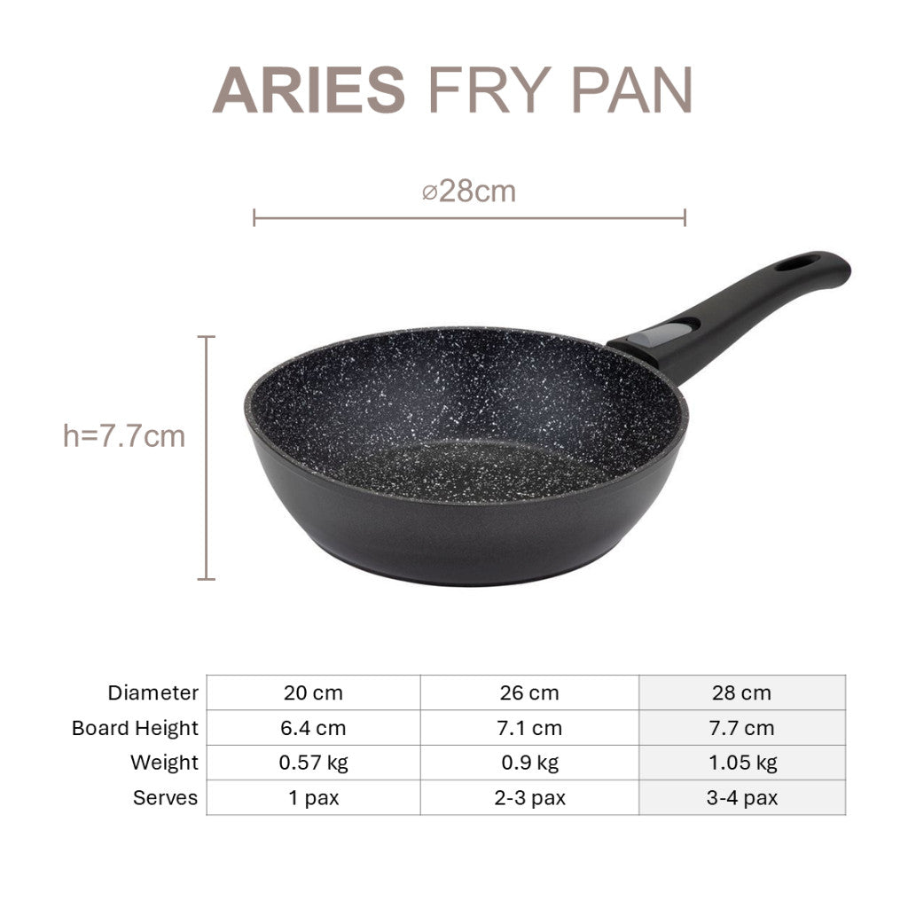 Resto Kitchenware Aries Deep frypan 20cm/26cm/28cm
