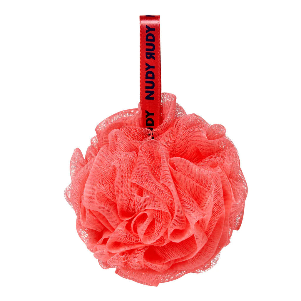 Nudy Rudy Shower Puff (Red)