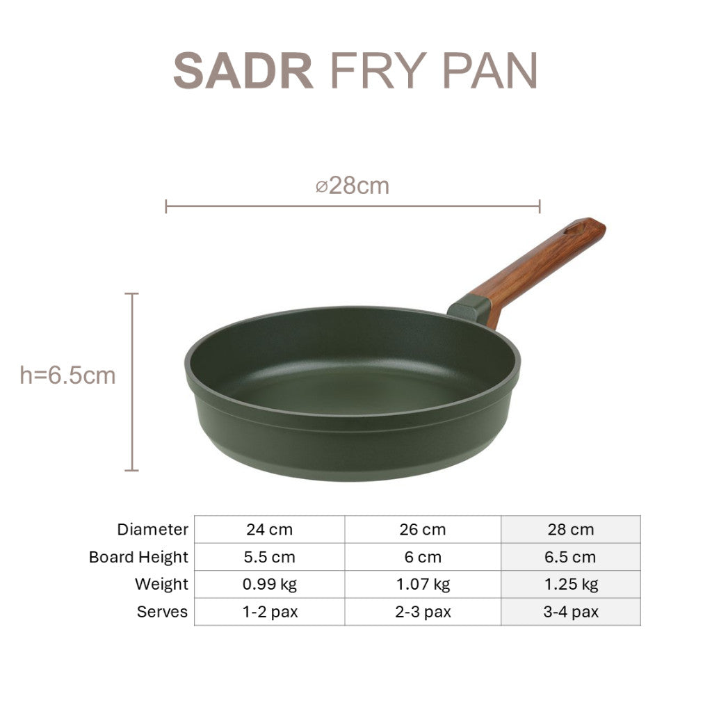 Resto Kitchenware SADR Frypan 24cm/26cm/28cm