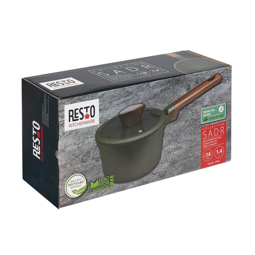 Resto Kitchenware SADR 93700 Saucepan with lid Ø16 h=9.2 cm 1.4 L
