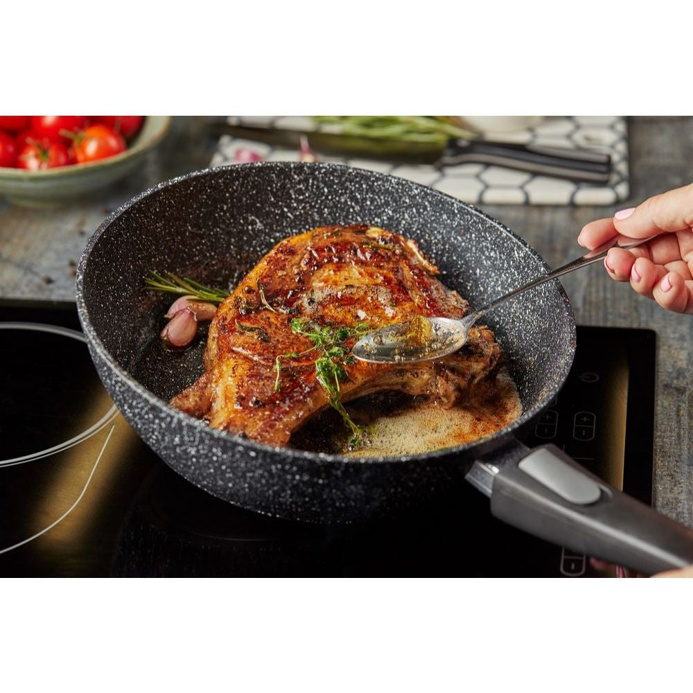Resto Kitchenware Leo Deep Frypan 24cm/26cm/28cm