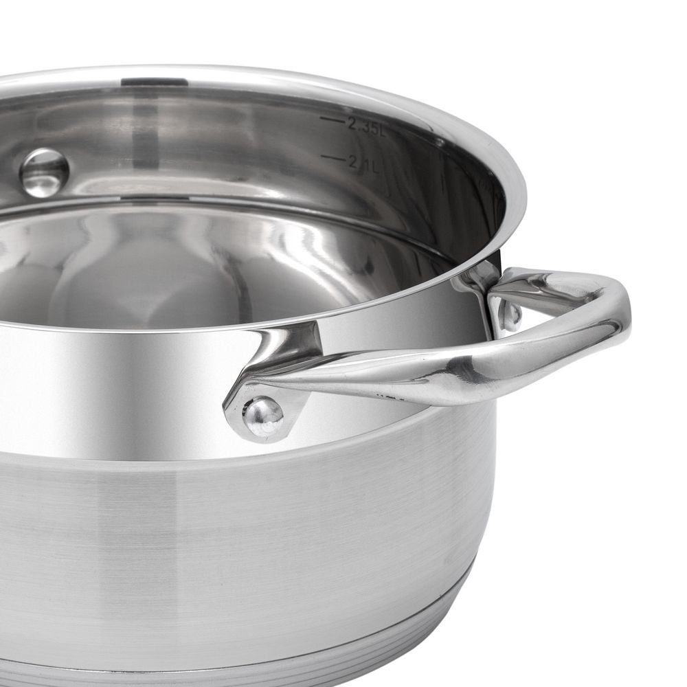 Resto Kitchenware RIGEL Casserole with lid Stainless Steel 16cm/18cm/20cm/24cm