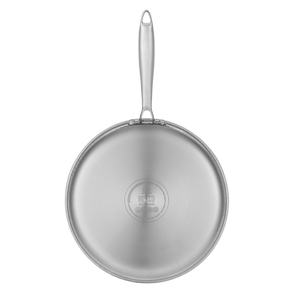 Resto Kitchenware CRATER Frypan Tri-ply Stainless Steel 24cm/26cm/28cm