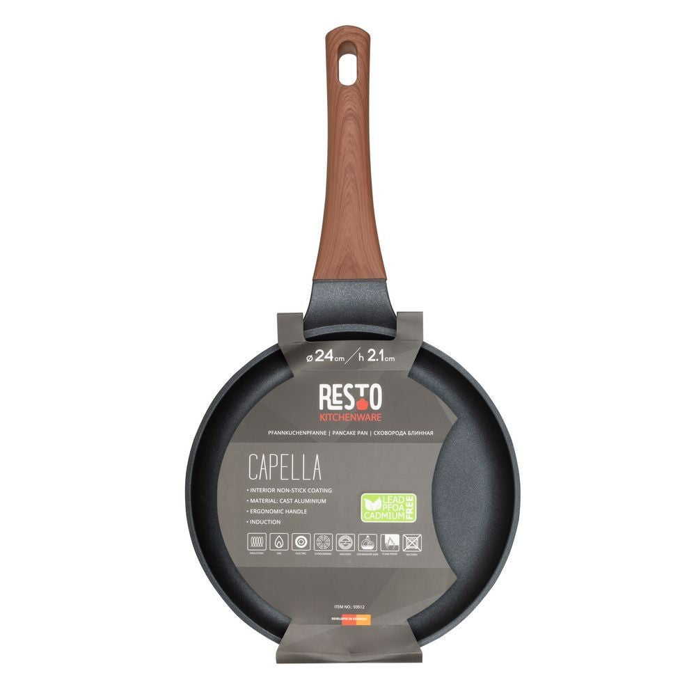 Resto Kitchenware CAPELLA 93512 Crepe pan Ø24 h=2.1 cm