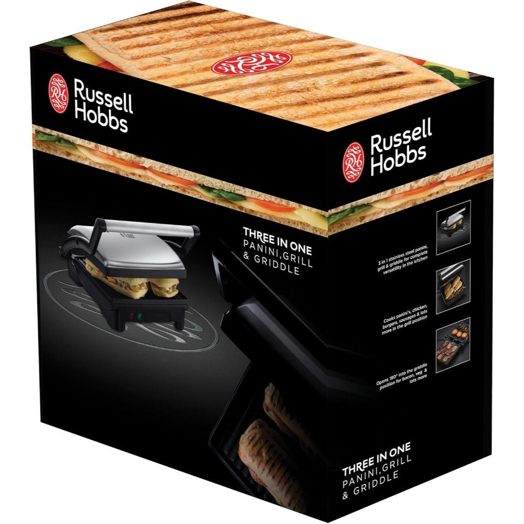 Russell Hobbs 17888-56 3-in-1 Panini Press, Grill and Griddle