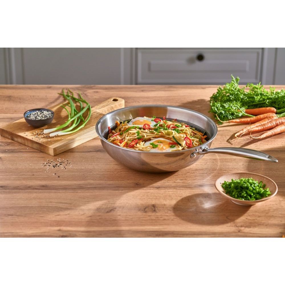 Resto Kitchenware Achird Frypan Stainless Steel 24cm/26cm/28cm