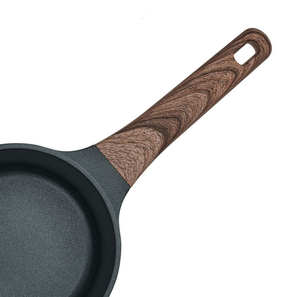 Resto Kitchenware 93900 Ran Black Saucepan With Lid Diameter=16CM H=7.9CM 1.3L