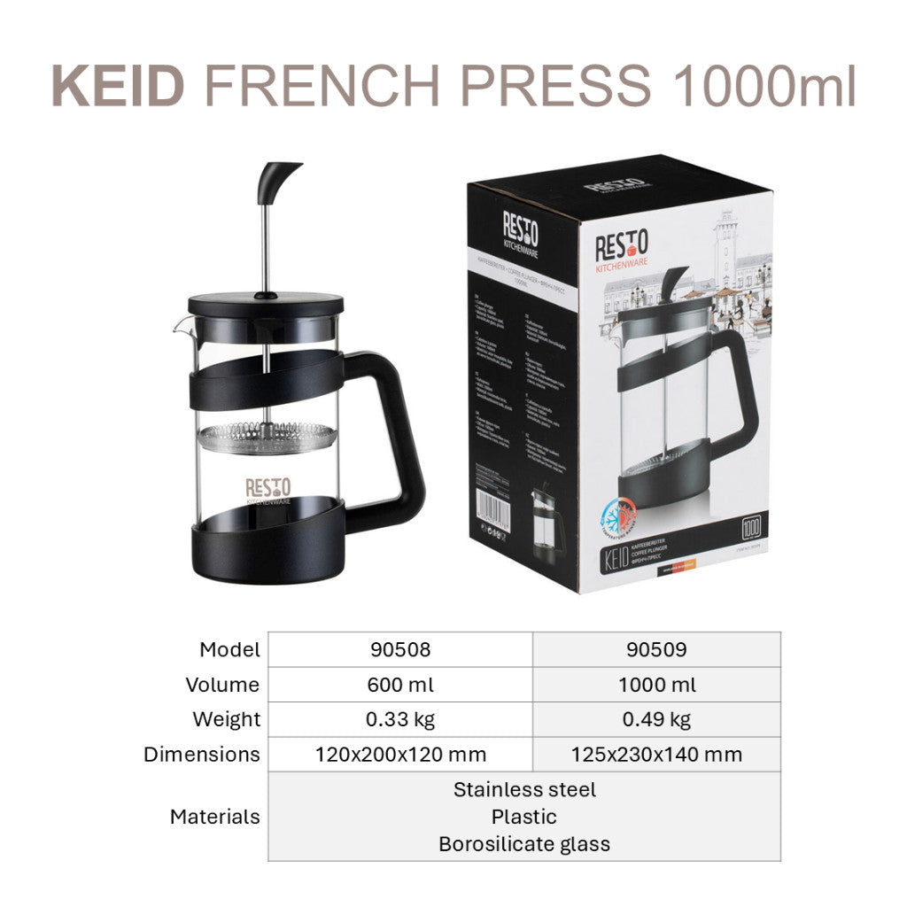 Resto Kitchenware Keid French press 600ml/1000ml