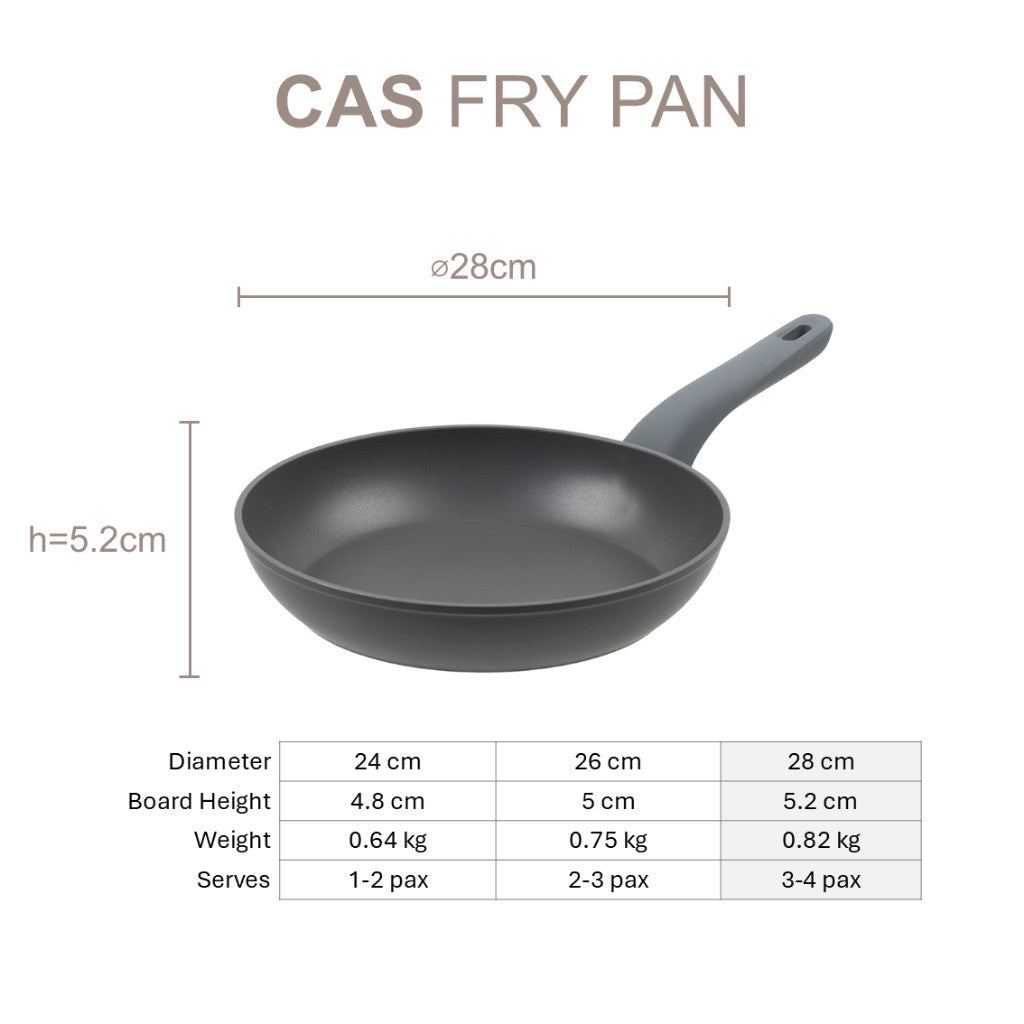 Resto Kitchenware CAS Frypan 24cm/26cm/28cm