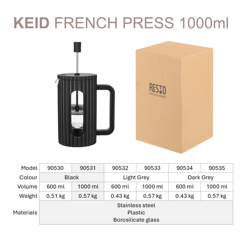 Resto Kitchenware Keid French press 600ml/1000ml