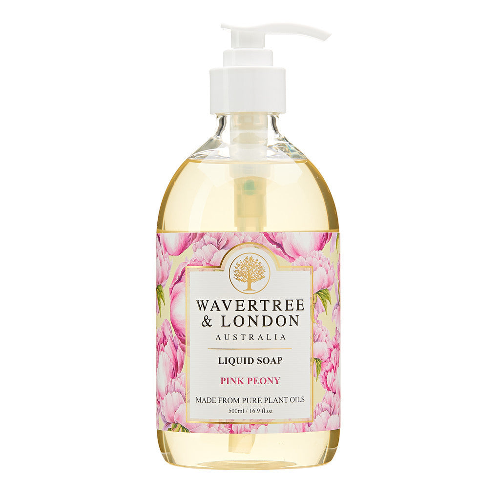 Wavertree & London Pink Peony Liquid Soap - 500ml