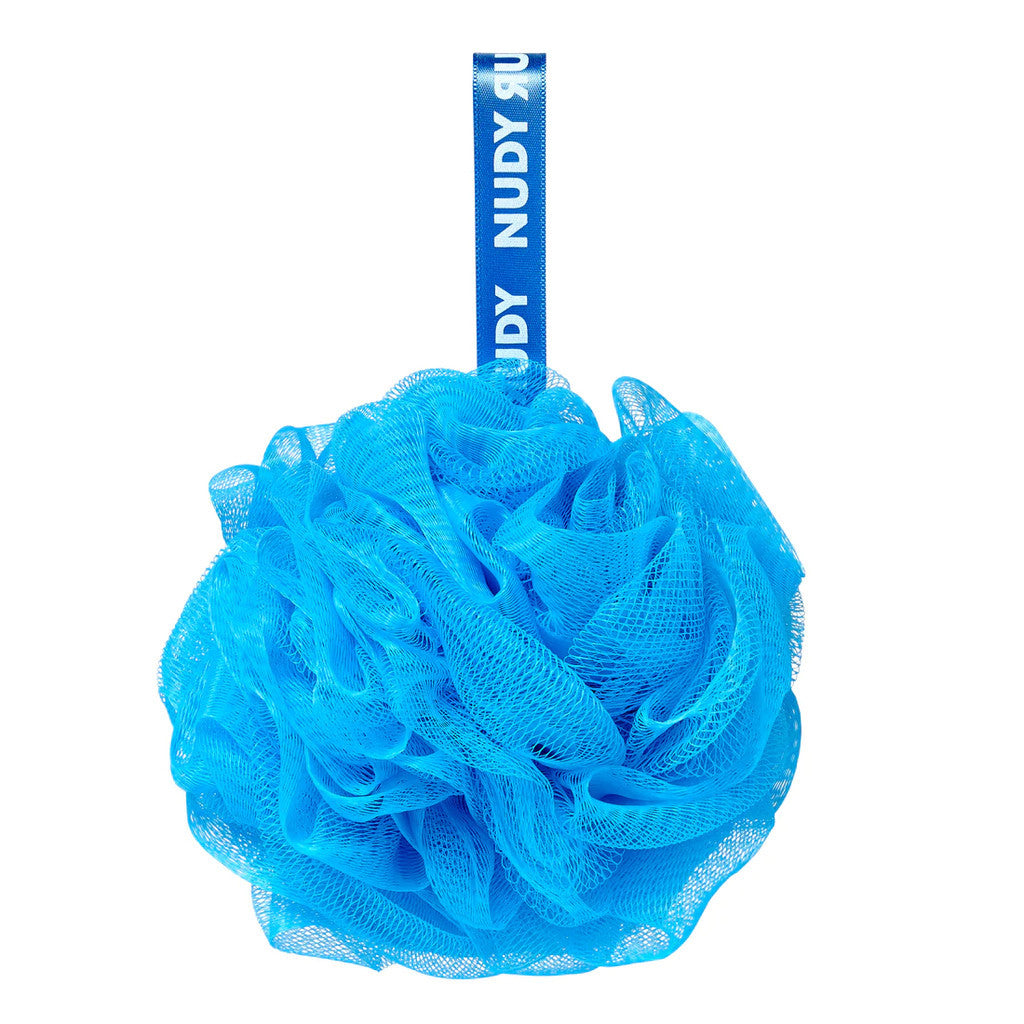 Nudy Rudy Shower Puff (Blue)