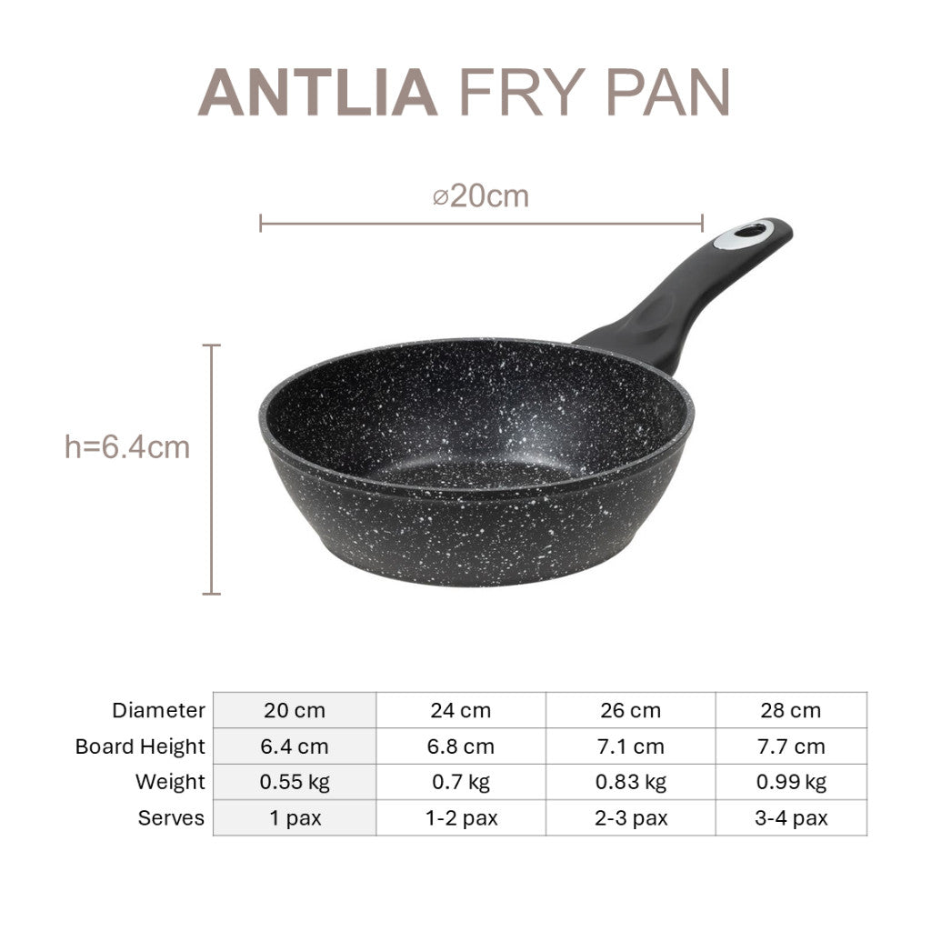 Resto Kitchenware Antlia Deep frypan 20cm/24cm/26cm/28cm