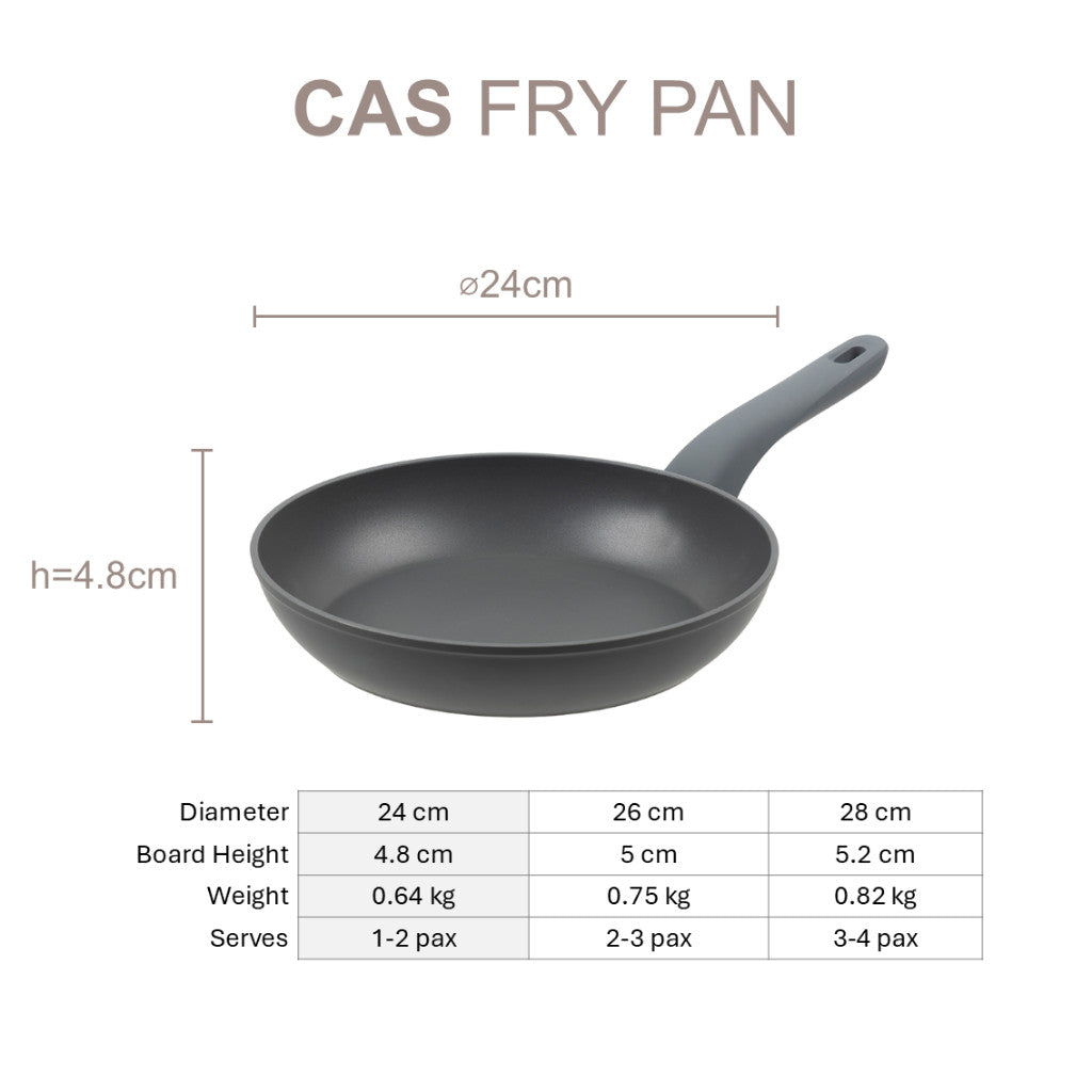 Resto Kitchenware CAS Frypan 24cm/26cm/28cm