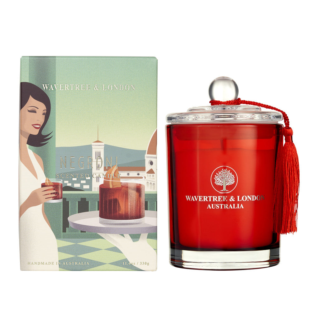 Wavertree & London Negroni Candle - 330g Scented Candle
