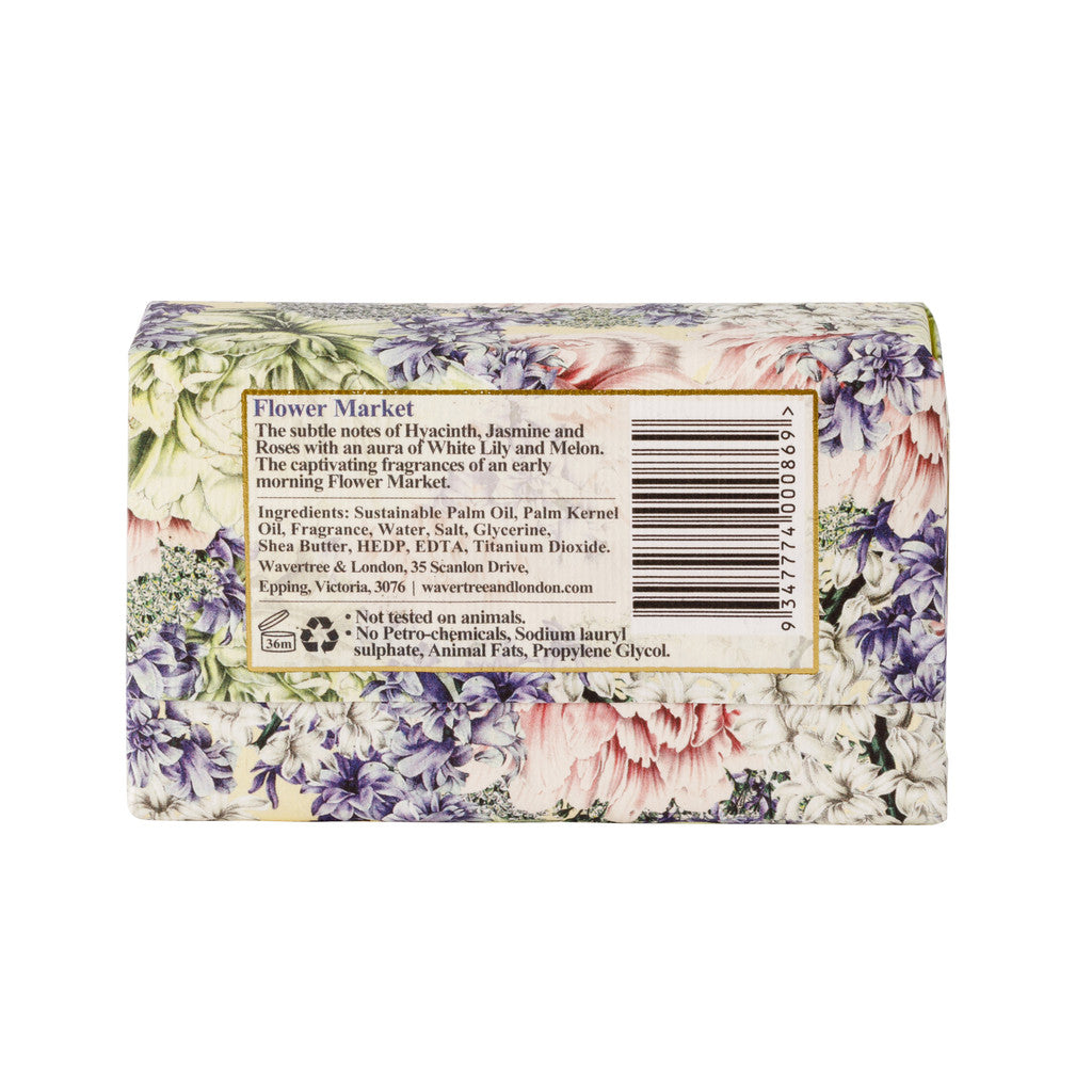 Wavertree & London Flower Market Soap Bar - 200g