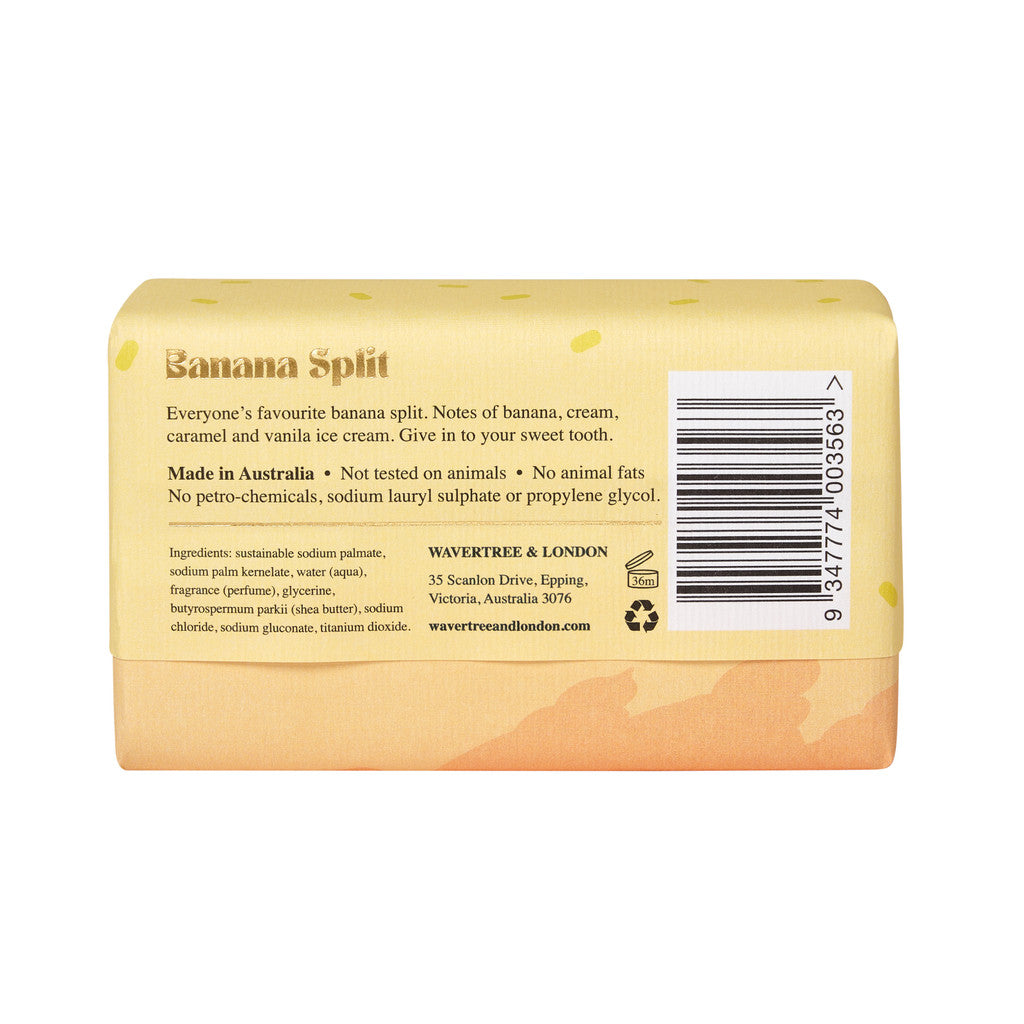 Wavertree & London Banana Split Soap Bar - 200g