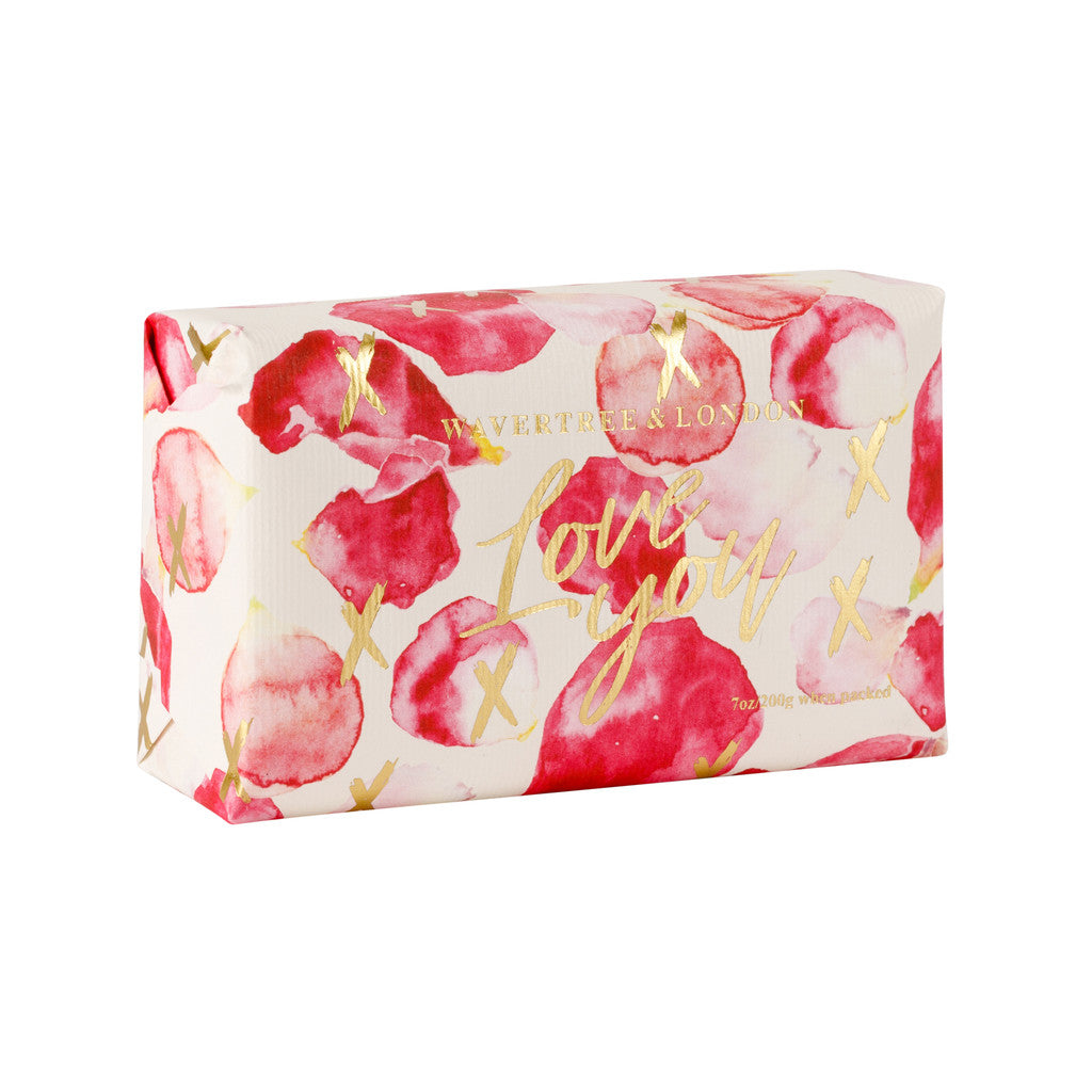 Wavertree & London Love You Petals - Sweet Pea Fragrance Soap Bar - 200g