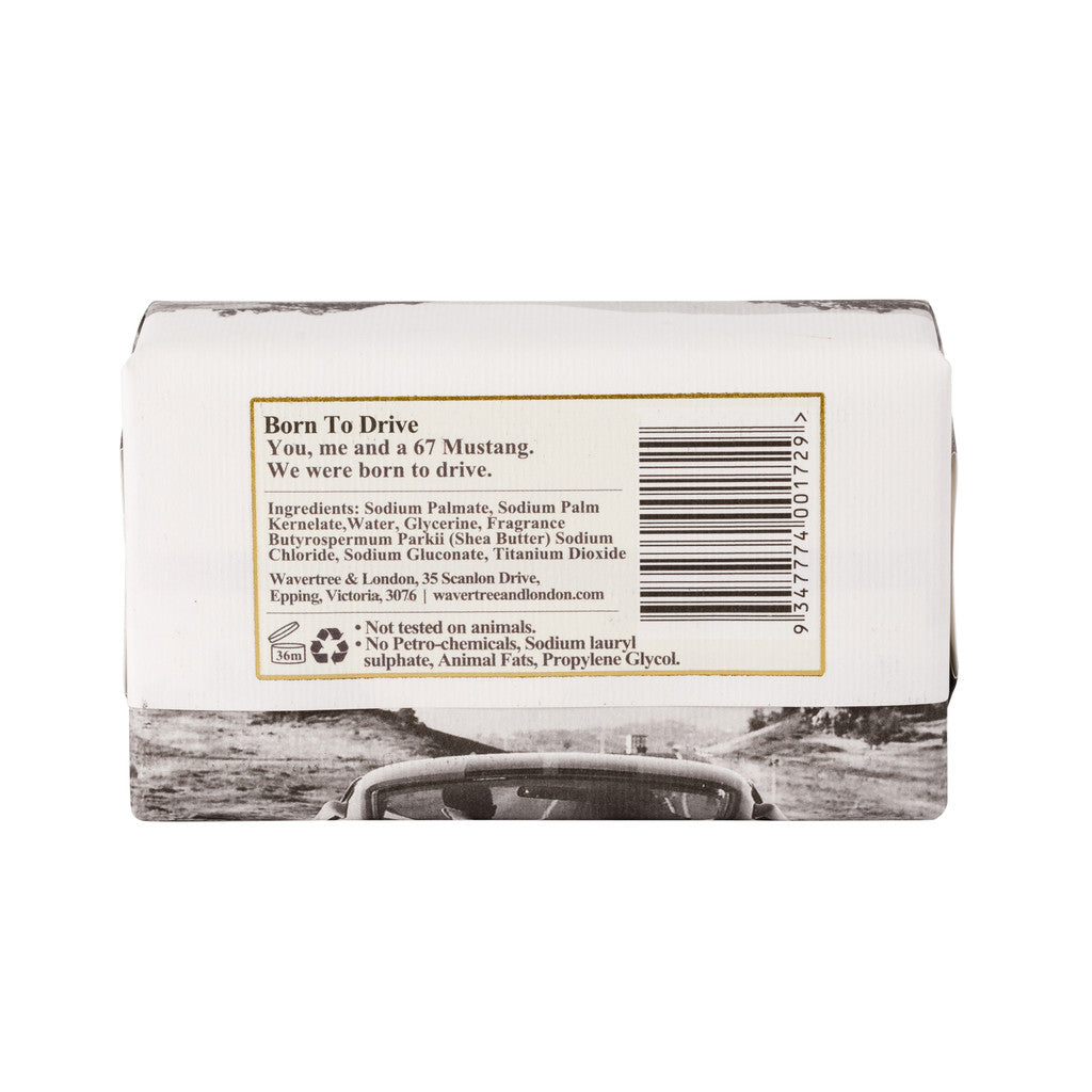 Wavertree & London Born to Drive Soap Bar - 200g