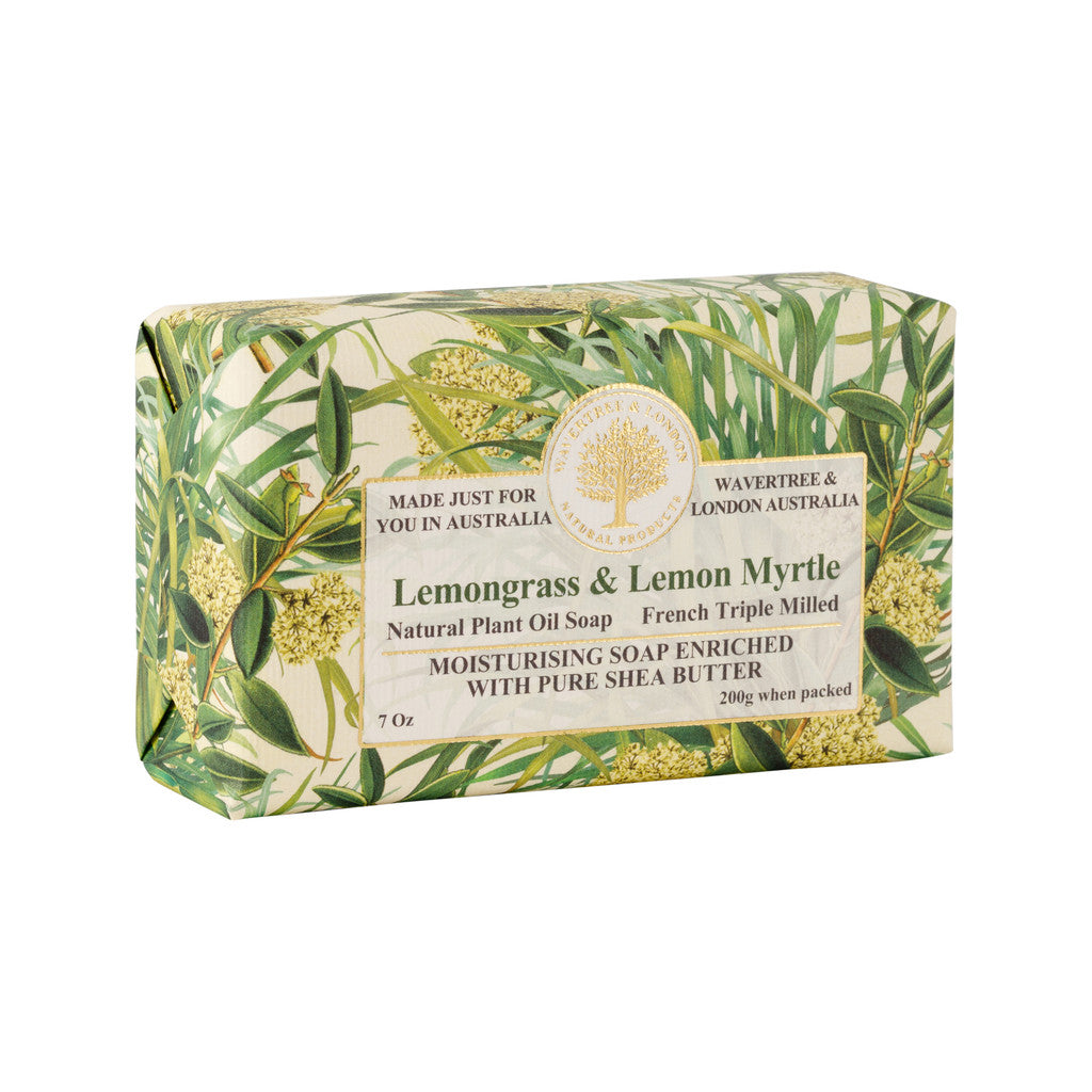 Wavertree & London Lemongrass And Lemon Myrtle Bar Soap - 200g